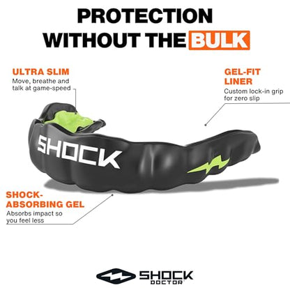 Shock Doctor MicroGel Sports Mouth Guard, Football, Basketball, Boxing, Lacrosse Mouthguard - color: Kool-aid