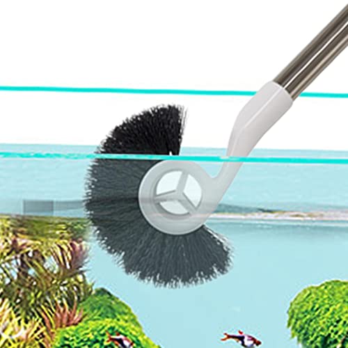 Fish Tank Cleaning Brush - Aquarium Fish Tank Cleaning Brush - Reusable Algae Scrapers Cleaner Tools, Cleaning Aquarium Brushes for Cleaning Glass - color: Brush Head