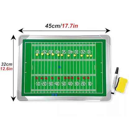 Magnetic Flag Football Tactical Board, Flag Football Coaching Board for Coaches, Portable Storage Design, Sturdy and Durable, for Training Guidance