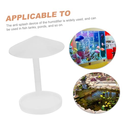 Outanaya 8pcs Plastic Humidifier Splash Guards Replacement for Rockery Fish Tank Water Barrier