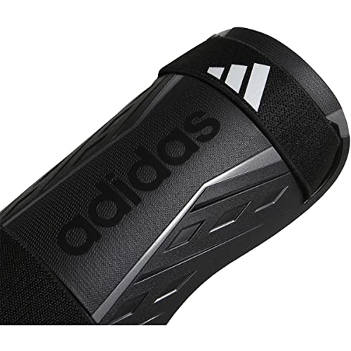 adidas Unisex Adult Tiro Soccer Shin Guards - color: Black/White/Iron Metallic/Training, size: Small