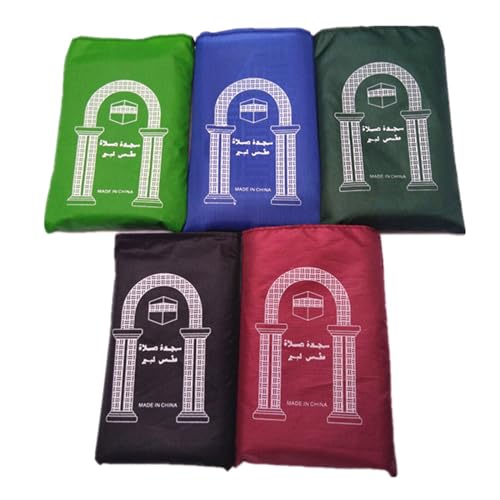 Portable Muslims Prayer Rugs Pilgrimages Prayer Mat Soft Worship Kneel Floor Carpet Travel Islamic Prayings Blanket