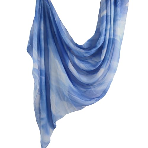 ZGMYC Watercolour Floral Printed Hijab Scarf for Women Soft Modal Cotton Instant Hijab Head Wraps Shawls Long Scarves - color: Color 20