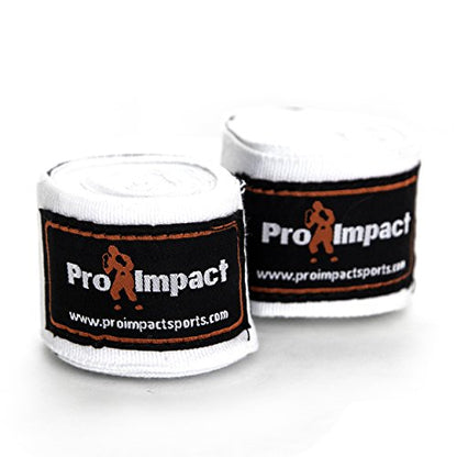 180 Inch Mexican Style Boxing Hand Wraps – Stretchable Wrist & Knuckle Support for MMA, Muay Thai, Kickboxing, Heavy Bag & Combat Training – Men & Women - color: White