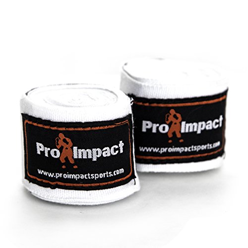 180 Inch Mexican Style Boxing Hand Wraps – Stretchable Wrist & Knuckle Support for MMA, Muay Thai, Kickboxing, Heavy Bag & Combat Training – Men & Women - color: White