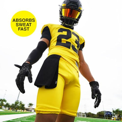 SLEEFS Basic Black Football Towel - color: Basic Black