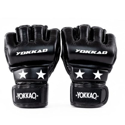 YOKKAO MMA Gloves - Ground Pro and Sparring | Layered Foam Padding | Produced at YOKKAO Factory, Thailand | Grappling, Striking, Ground-and-Pound | S/M-L/XL - color: Black MMA Pro, size: Small-Medium