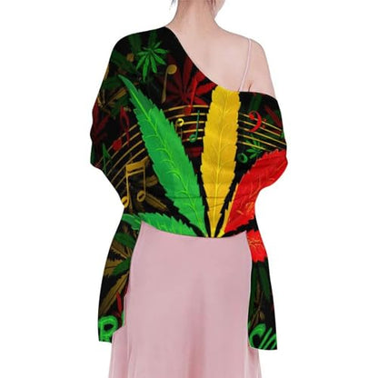 Chiffon Shawl Scarf Sarong And Sun Protective Shawl Long Lightweight Travel Scarf - color: Color364