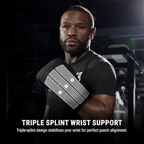Hayabusa Mayweather Champ Boxing Gloves for Men and Women - color: Black, size: 14oz
