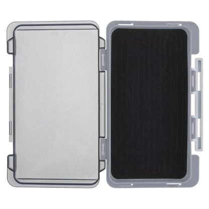 Fishing Tackle Box Slit Foam Case, Super Slim Fishing Lures Jig Box Hooks Spinners Spoons Storage Tackle Tray, (6.8 * 3.8 * 0.8inch) (Gray) - color: Gray