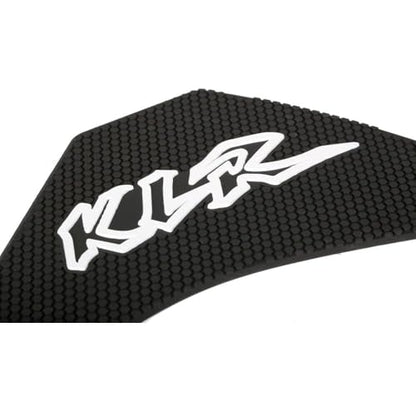 KLR650 Tank PAD Front Side Tank Pad Fuel Stickers Compatible with Klr650 2022-2025 3D Gel Tank Fuel Gip Decal KLR650 Sticker Pad (Black) - color: 144 Black