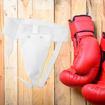 Men’s Groin Protector Boxing Groin Guard Breathable Wear-Resistant Crotch Protector Professional Training Gear for Martial Arts and Combat Sports
