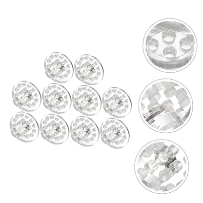 Happyyami 10pcs Coral Button Bracket Fish Tank Stand Coral Plugs Coral Bracket Baseboard Trim Coral Rack Magnetic Fish Tank Coral Rack Fish Tank Accessories Rounde Equipment Aquarium Acrylic