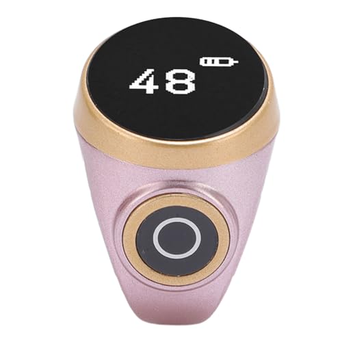 Smart Counter, Digital LCD Screen Rechargeable Electronic Tally for Muslim Islamic Prayer Work Sports, Finger Counter Touch Control - color: Rose Gold