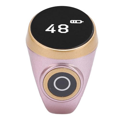 Smart Counter, Digital LCD Screen Rechargeable Electronic Tally for Muslim Islamic Prayer Work Sports, Finger Counter Touch Control - color: Rose Gold