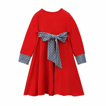Abaya for Toddler Baby Girls Muslim Prayer Clothes with Hijab Kids Maxi Dress Middle East Dubai Islamic Clothing - color: Red, size: 6-12 Months