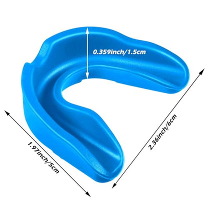 Sport Mouth Guards Gum Teeth Armor Game Guard for Boxing Basketball Football Hockey Karate Basketball Rugby Match - color: Blue, Black