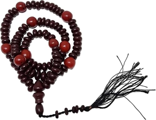 Muslim Prayer Beads AMN-455 Brown Red Color Islam Tasbih 99 Rosary Zikre Misbaha Beads Islamic Religion Eid Ramadan Gift