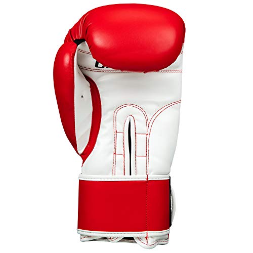 Title Classic Pro Style Training Gloves 3.0 - Boxing Gloves, Boxing Training Gloves, MMA Gloves, Oz Training Gloves, Kickboxing Gloves, Punching Bag Gloves, Sparring Gloves - color: Red/White, size: 8 oz