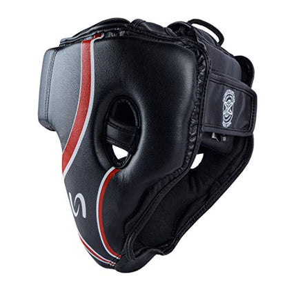 Never Giveup - Head Guard for Boxing MMA Muay Thai Training & Fight (L/XL)