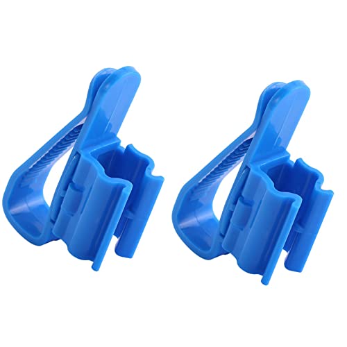 2 Pack Adjustable Plastic Fish Tank Mounting Clip for Water Pipe Tube and Hose Holder