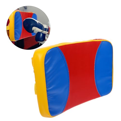 Taekwondo Kickboxing Training Pad Small Curved Kicking Shield with Reinforced Handles for Martial Arts Sparring and Side Kick Practice