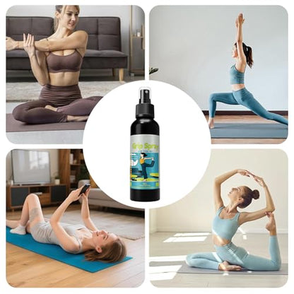 Yoga Mat Grip Spray – Slip-Resistant Anti-Slip Spray, Enhances Mat Traction, Quick-Dry Formula, Multi- Yoga Solution | Ideal For Weightlifting, Gymnastics, Rock Climbing, Home Gym, Training - color: 50ml