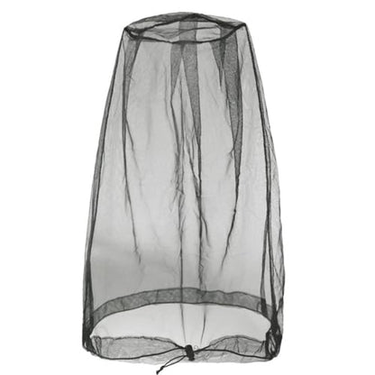 Practical Head Covers with Fine Density Mesh Antibug Head Net for Women Men Unisex Hiking Camping Fishing Accessories Gnat - color: Black Top