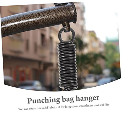 Kisangel Heavy Duty Stainless Steel Hanger Set for Punching Bags Easy to Install Resistant Bracket for Home Use Smooth Rotating Design for Sandbags and Hammocks