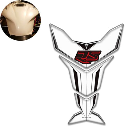 Motorcycle 3D Tank Pad Compatible with Triumph Street Triple Daytona 675 765R RS Stickers Gas Kit Knee Fish Bone Tank Pad Decals Fit for 675 765 R RS Stickers Decals Tank Protection Waterproof (A-14) - color: A-14