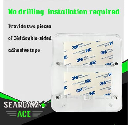 Boat Knife Holder,Marine Plier Holder and Lure Holder,Acrylic Marine Storage Organizer - style: TRANSPARENT