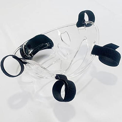 Clear Taekwondo Mask for Adult Martial Arts Headgear with Detachable Face Shield - Thick Padded Protection for Karate, Boxing, Sparring, Muay Thai, Kickboxing Training