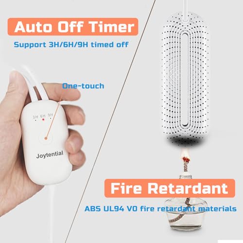 Electric Boot Dryer, Shoe Warmer with IC Controller, Footwear Travel Dryers Silent with 3/6/9 Hours Timer - color: Ivory