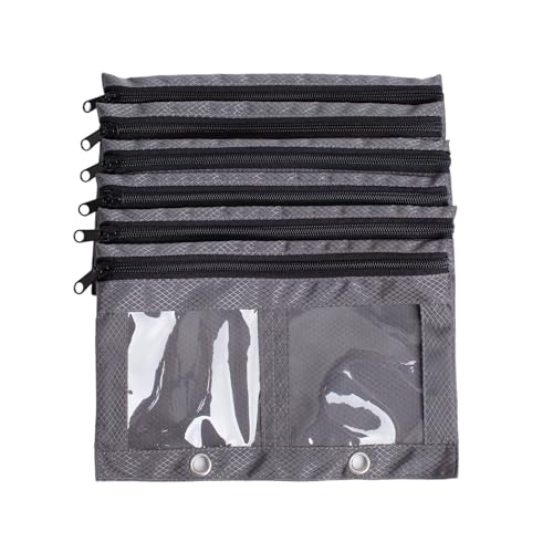 Raprance Fishing Lure Bag Baits Tackle Binder Organizer Storage Plastic Bag - color: Upgraded Black