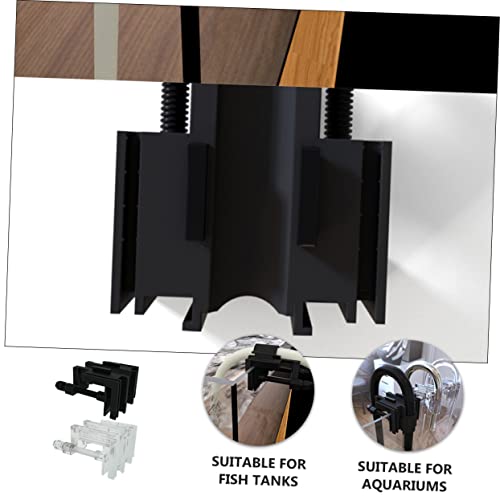 SUPVOX 2Pcs Fish Tank Clips Multi Functional Water Pipe Fixator for Aquariums Space Saving Design Easy Installation Secure Tube Holders for Organized Fish Tank