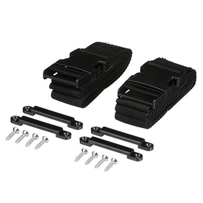 Seachoice Dual-Strap Fuel Tank Hold Down Kit w/ Fasteners and Deck Fittings