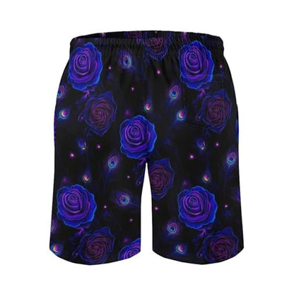 Mens Trunks Breathable Quick Dry Mesh Lining Summer Holiday Beach Board Shorts - color: Style-6, size: XX-Large