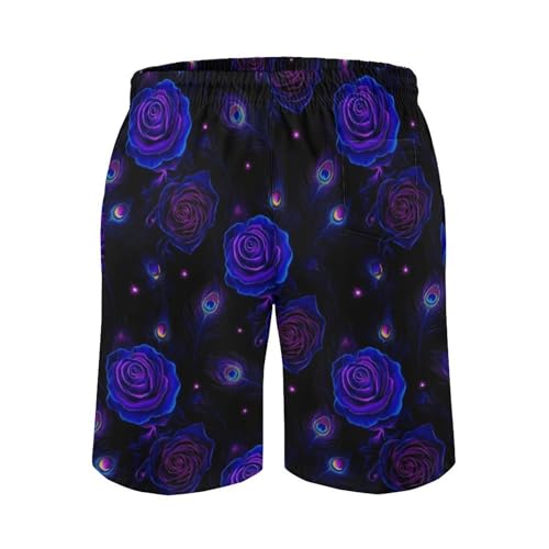 Mens Trunks Breathable Quick Dry Mesh Lining Summer Holiday Beach Board Shorts - color: Style-6, size: Medium