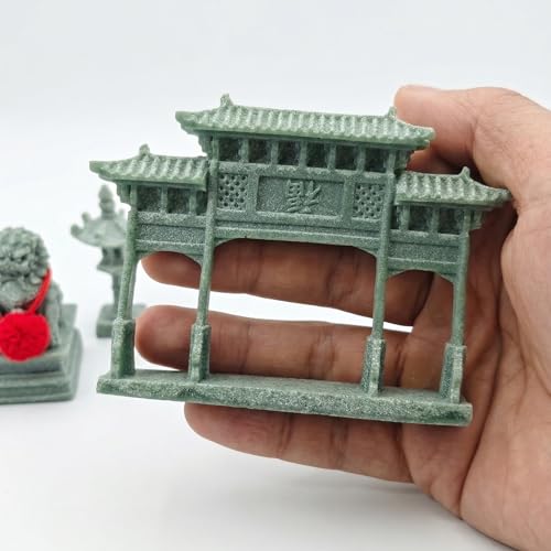 5pcs mini Oriental Chinese Decor Environmentally Friendly Natural Stone Non-Toxic and Harmless for Zen Garden Accessories，Fish Tank，Bonsai Accessories，Aquarium Ornament