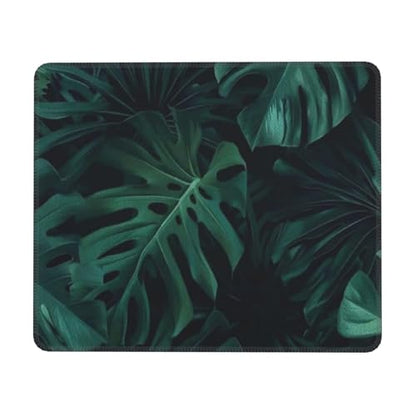 Monstera Deliciosa Tropical Plant Summer Mousepad Non-Slip Rubber Base Mouse Pads for Computers Laptop Office Desk Accessories Mouse pad 7.9 x 9.5 in - color: Tropical Leaves