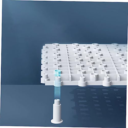 Aquarium Base Crate Fish Tank Divider Tray Plastic Grid for Bottom Partition Prevent Fish Biting Easy to Assemble Fish Tank Base Partition