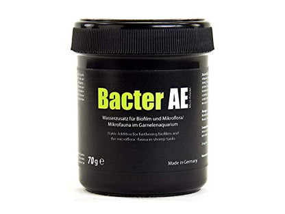GlasGarten Bacter AE Shrimp (70g) | Nutrients for Live Freshwater Shrimp Food/Aquarium Water (Neocaridina, Amano, Red Cherry, Rili)