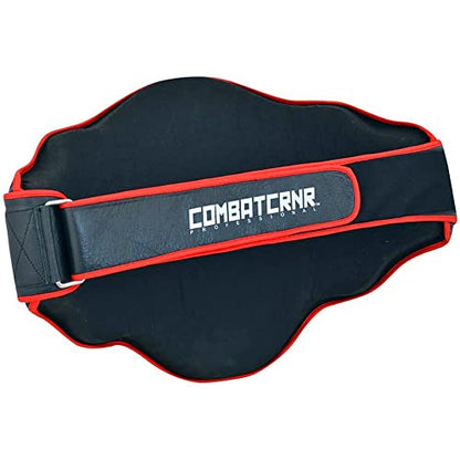 Elite Leather Belly Pad Protector - MMA Training Equipment Body Protection Armour Pads| Great for Muay Thai, Boxing, Kickboxing, BJJ, Jiu Jitsu, Judo and Mix Martial Arts