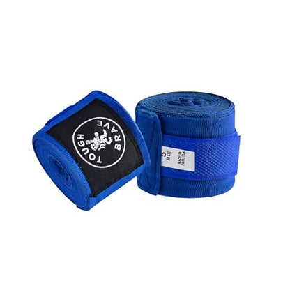 Boxing Hand Wraps 4-Pack for Men & Women | 196" (5m) Elastic Hand Wraps for Boxing, MMA & Muay Thai | Wrist Protection, Knuckle Support, Breathable Cotton