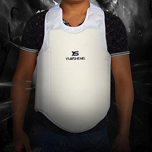 DAUERHAFT Taekwondo Karate Chest Guard Boxing Vest Unisex Adult Child Breast Protector Comfortable Breathable Chest Rib Guard