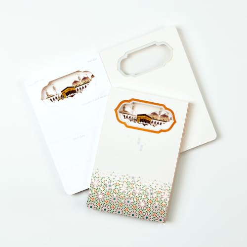 Mecca 3D Engraved Notebook, 120p Dot Journal Gift