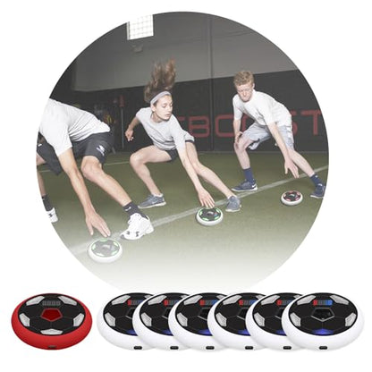 Reaction Training Lights, 6+1 Sports Speed & Agility Training LED Lights for Football, Fitness, Boxing, Sports Training Equipment, for Coaches, Gyms and Individual Athlete Workouts