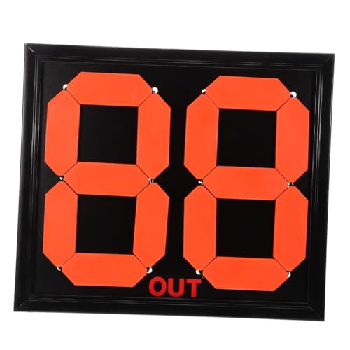 VANZACK Manual Football Substitution Score Board for Referees Fluorescent Soccer Change Display Efficient Player Change Indicator for Matches Two-