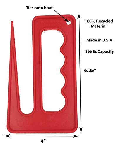 The APSI Store DaHook Fish Grabber - color: Red