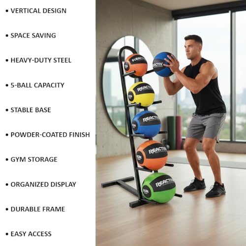 Vertical Medicine Ball Rack